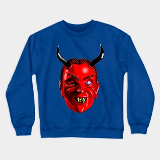 Retro Devil No Background Crewneck Sweatshirt